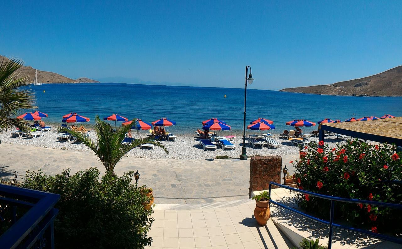 Hotel Eleni Beach Livadia  Esterno foto